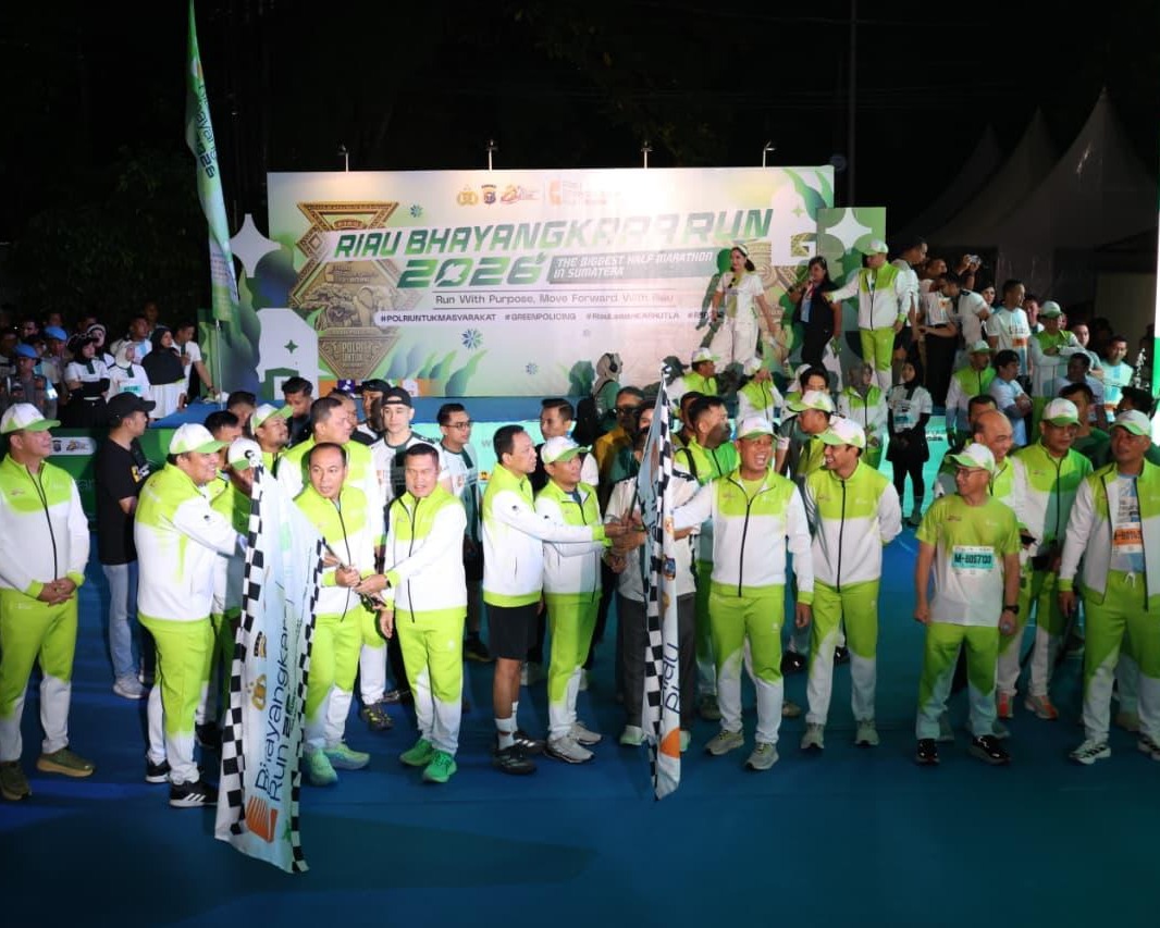 15.080 Pelari Ramaikan Riau Bhayangkara Run 2026, Gaungkan Gerakan Lawan Karhutla