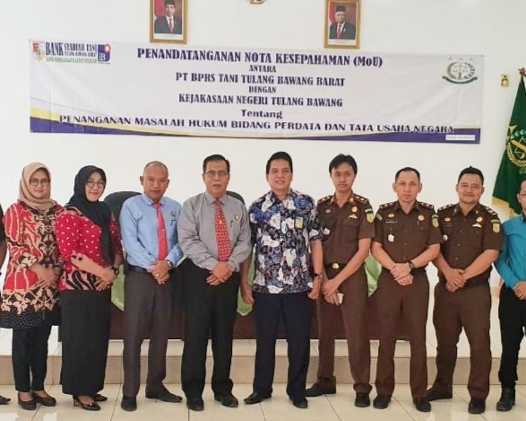 Kejaksaan Negeri Tulang Bawang Adakan MoU dengan BPRS Tani Tubaba