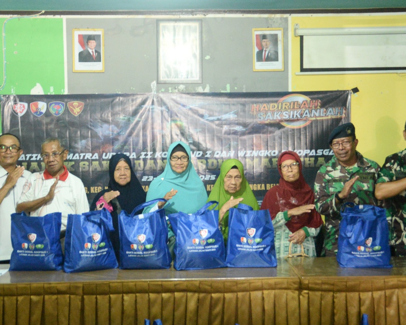 Menjelang Manlap Jalak Sakti dan Hardha Marutha I, Koopsud I Bagikan Baksos