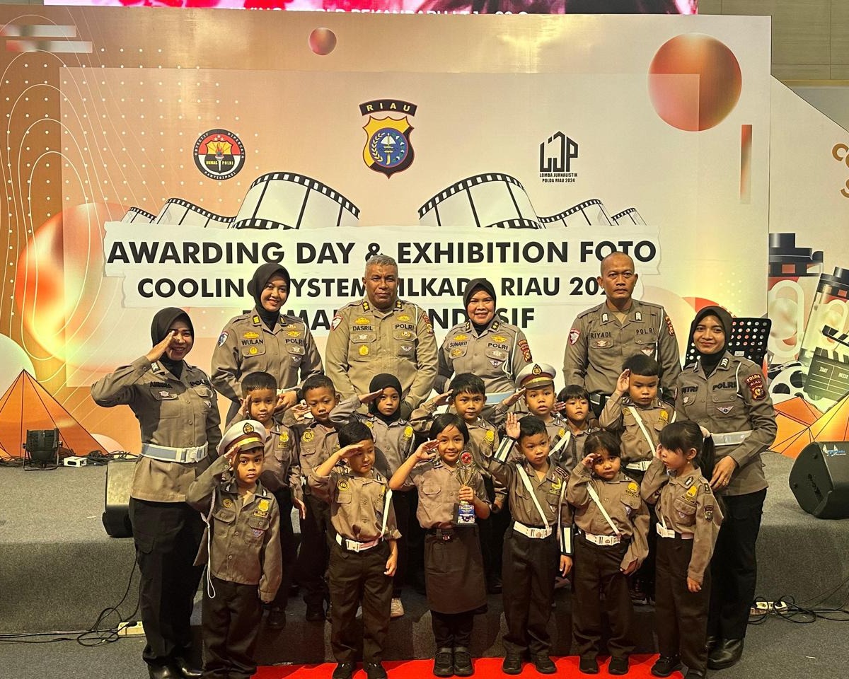 Polda Riau Gelar Perlombaan Mewarnai Tingkat TK Se-Jajaran Polda Riau, Berikut Nama-Nama Pemenang Lomba