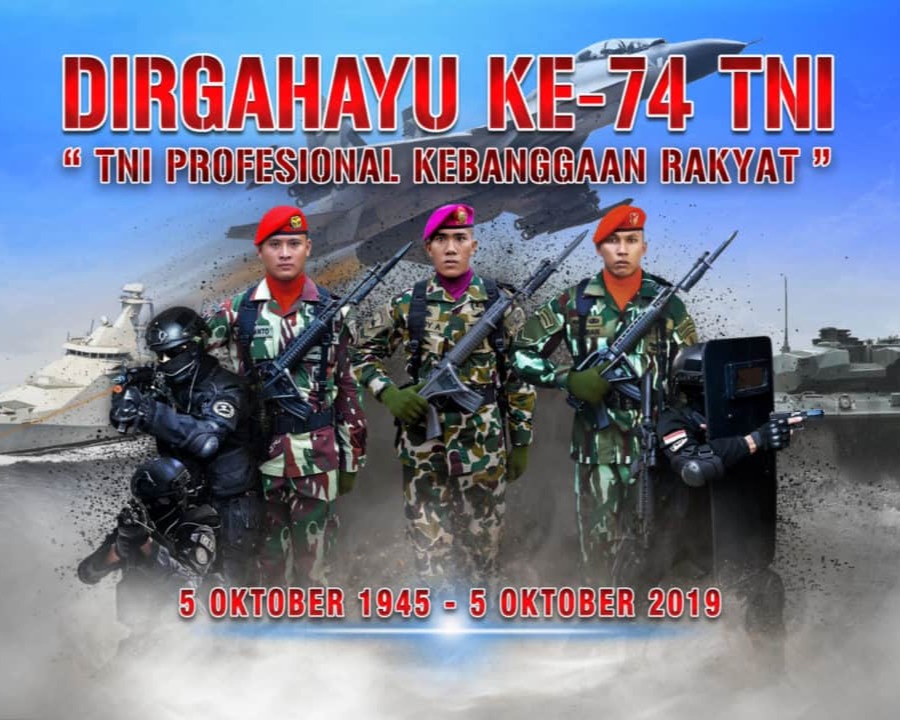 Besok Hari Sabtu, Peringati HUT TNI Ke 74 Tahun Digelar Jalan Gajah Mada Pekanbaru, Danrem 031/WB: TNI Profesional Kebanggaan Rakyat