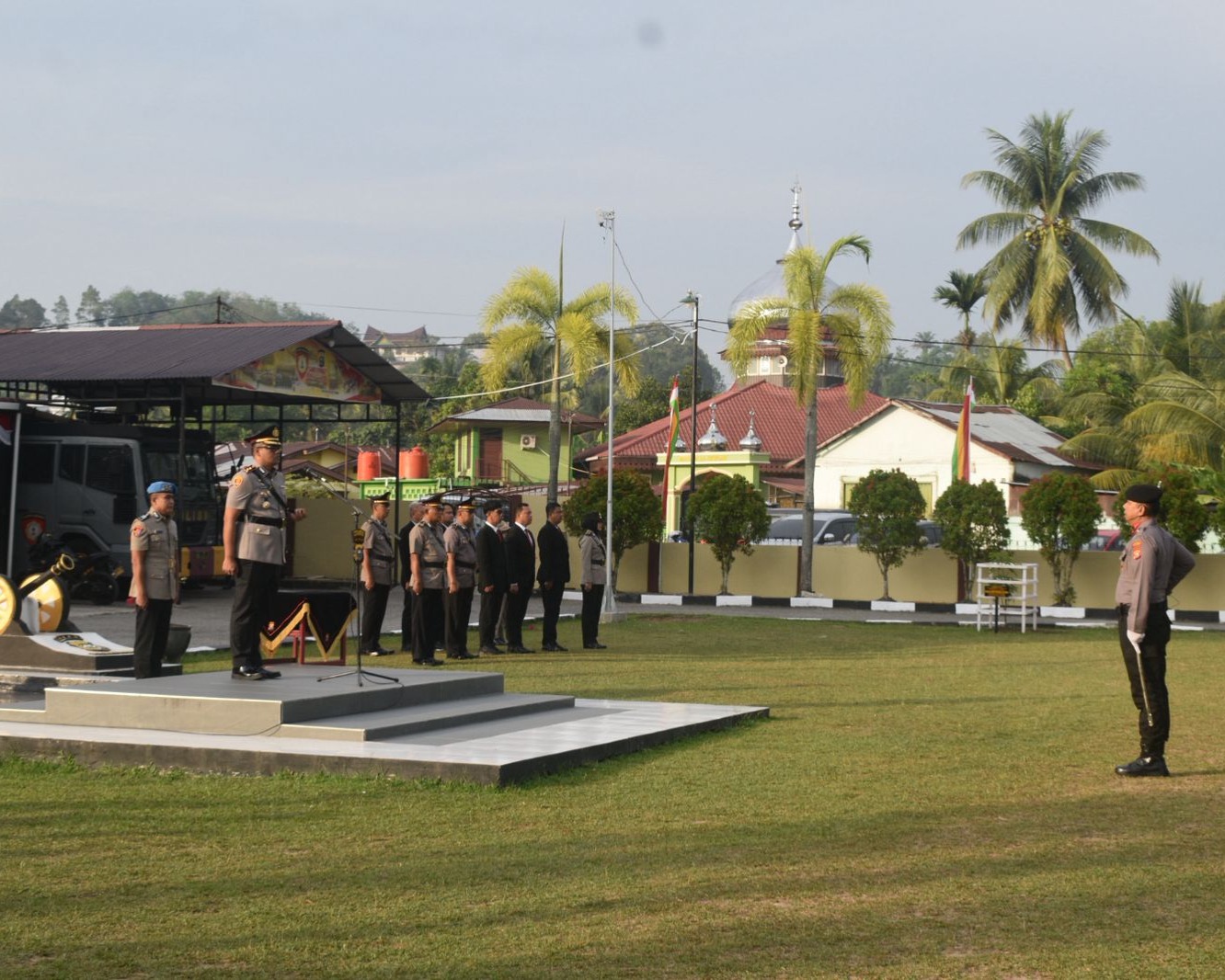 Kapolres Kampar Pimpin Upacara Hari Juang Polri, Kobarkan Semangat Pengabdian Tanpa Batas