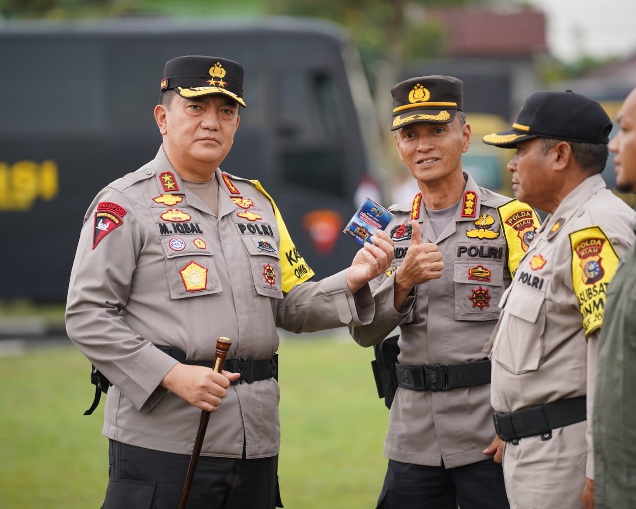 Pimpin Apel Kesiapan Pengamanan, Irjen Pol M Iqbal: Polda Riau Siap Amankan Proses Pemilu Termasuk Tahapan Kampanye