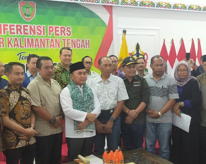 Gubernur Kalteng Gelar Konferensi Pers Tentang Virus Corona (Covid-19)