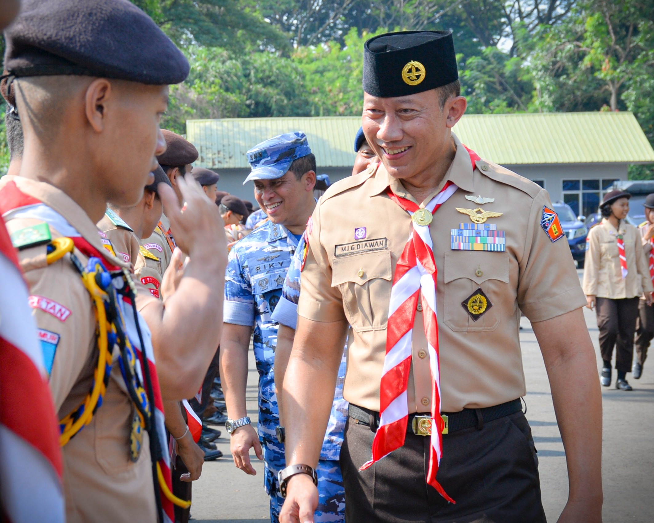 Aster Kaskodau I Hadiri Pembukaan Air Scout Camp Di Lanud HLM