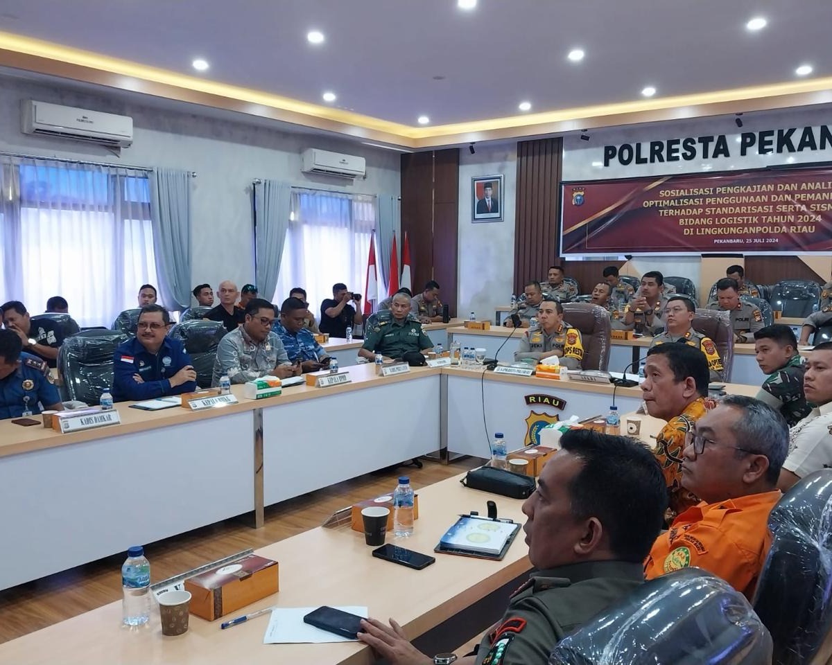 Kapolresta Pekanbaru Pimpin Rapat Koordinasi Antisipasi Karhutla