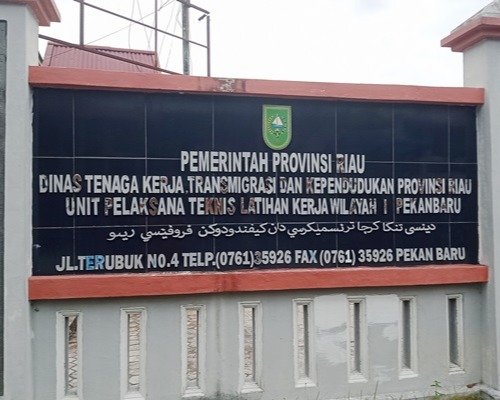 Kadisnaker Riau Sebut, Nasib Sebahagian Non ASN di UPT BLK Tergantung Pemerintah Pusat 