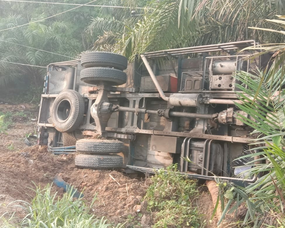 Listrik di Pangkalan Kuras dan Bunut Pelalawan Padam, Truk ini Penyebabnya