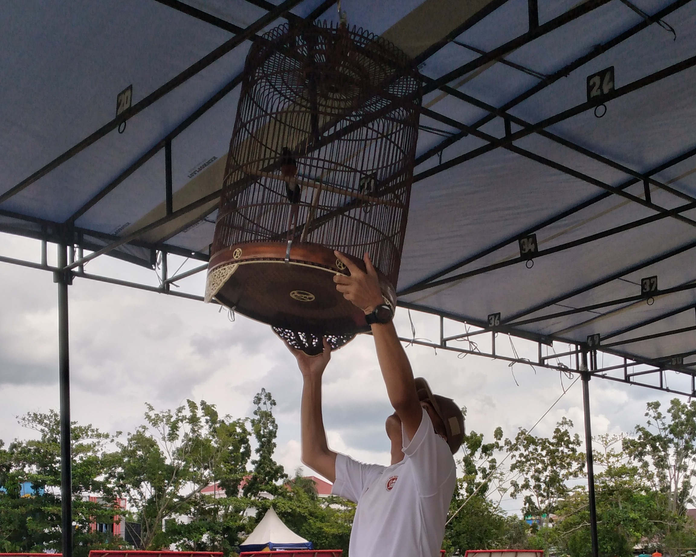 Kapolres Kampar Membuka Festival dan Lomba Burung Berkicau Memperebutkan Piala Kapolres Cup Kampar