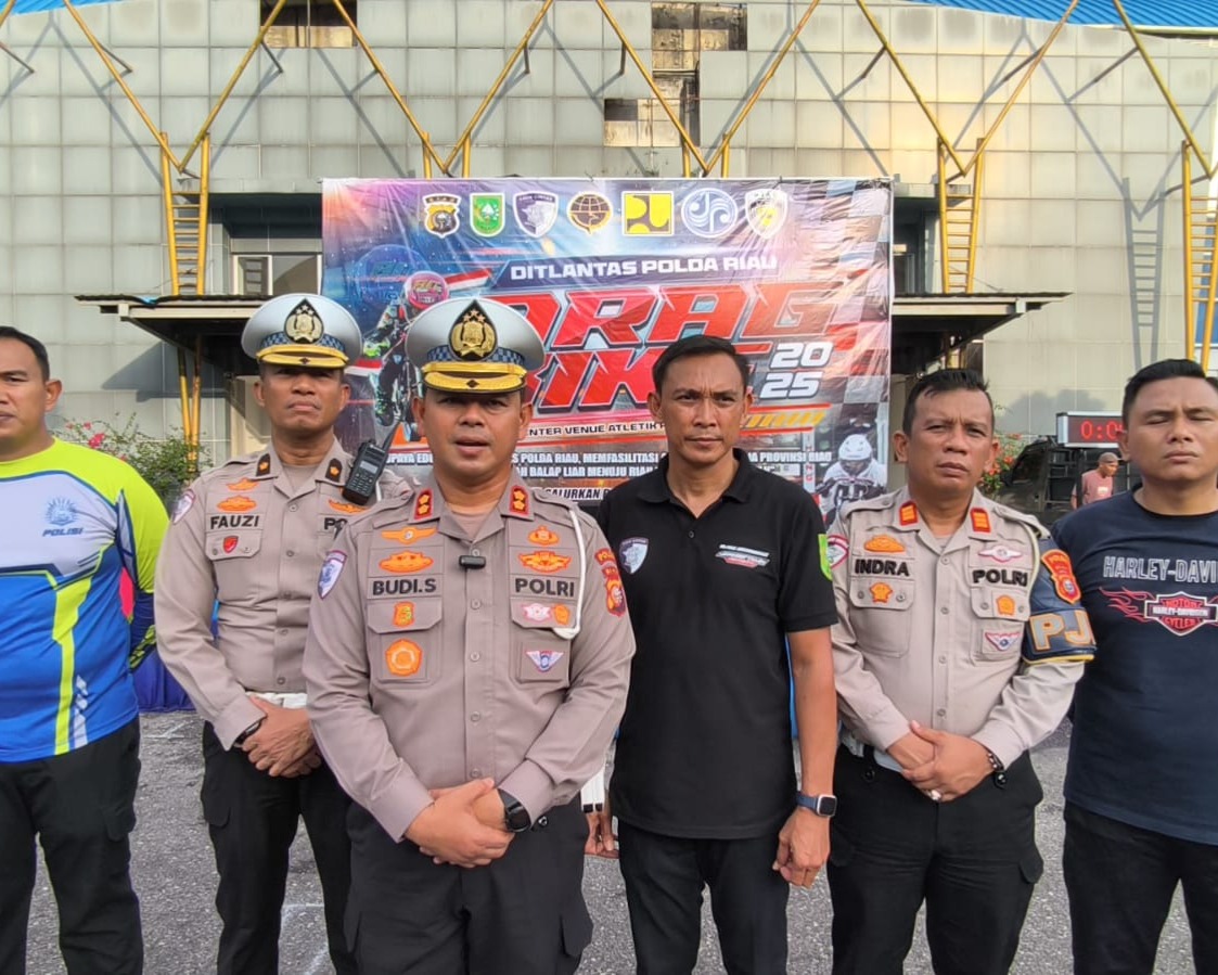 Fantastis, 270 Pembalap Ikuti Dragbike Policing Ditlantas Polda Riau Sessions VIII Di Sirkuit Sport Center Stadion Rumbai