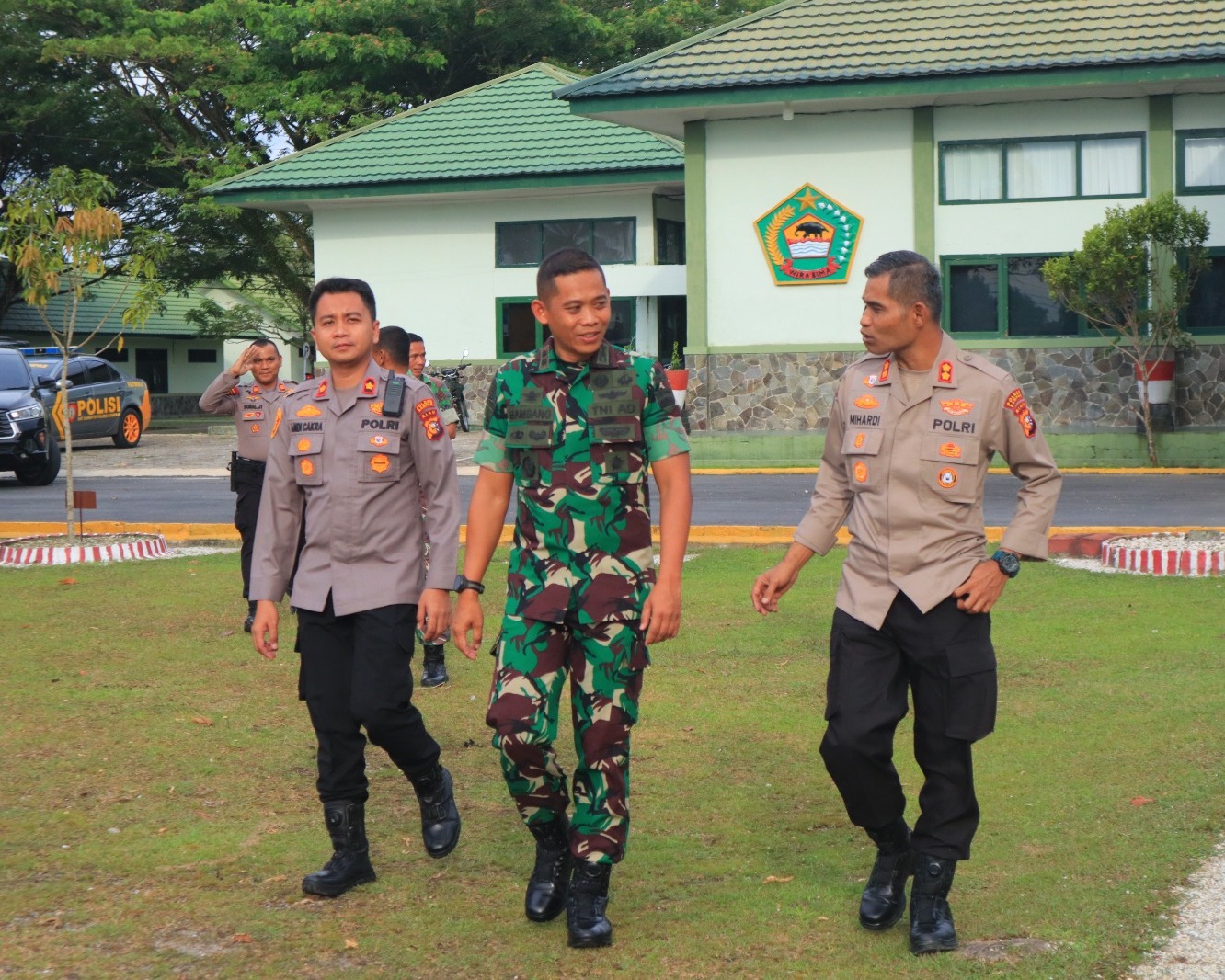 Kapolres Kampar Jalin Silaturahmi Dengan Batalyon 132/BS, Perkuat Sinergitas TNI-Polri untuk Kampar Bumi Serambi Mekkah