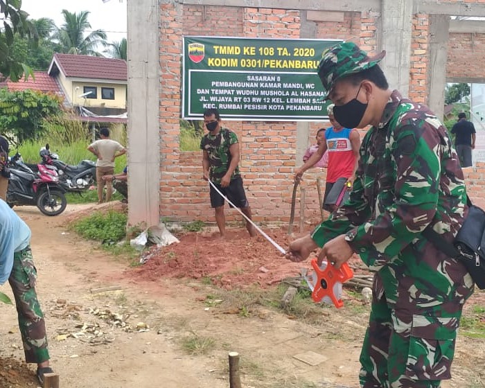 Kodim 0301/Pekanbaru Mulai Pelaksanakan Pra TMMD ke 108