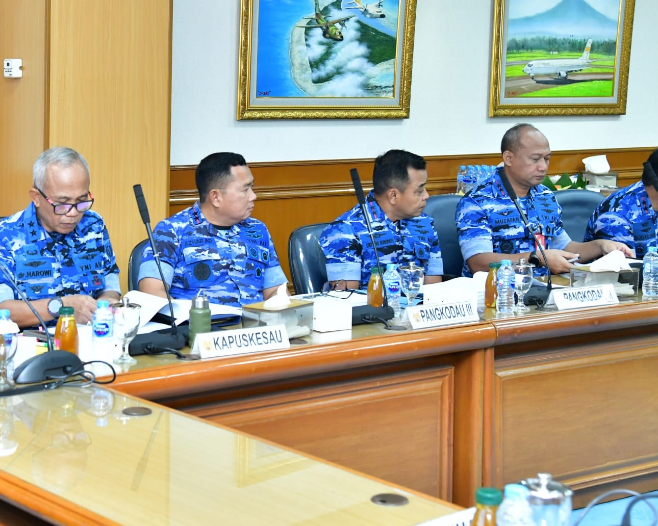 Pangkodau I Turut Menghadiri Rapat Wanjak TOA/TOD Dan UKP Pamen TNI AU