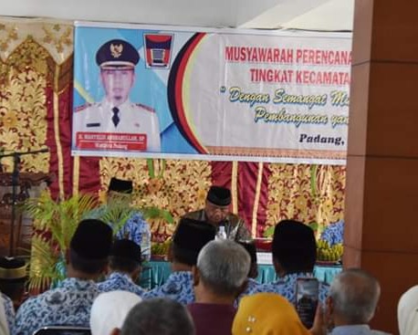 Kecamatan Koto Tangah Gelar Musrenbang, Pemberdayaan Masyarakat Jadi Prioritas
