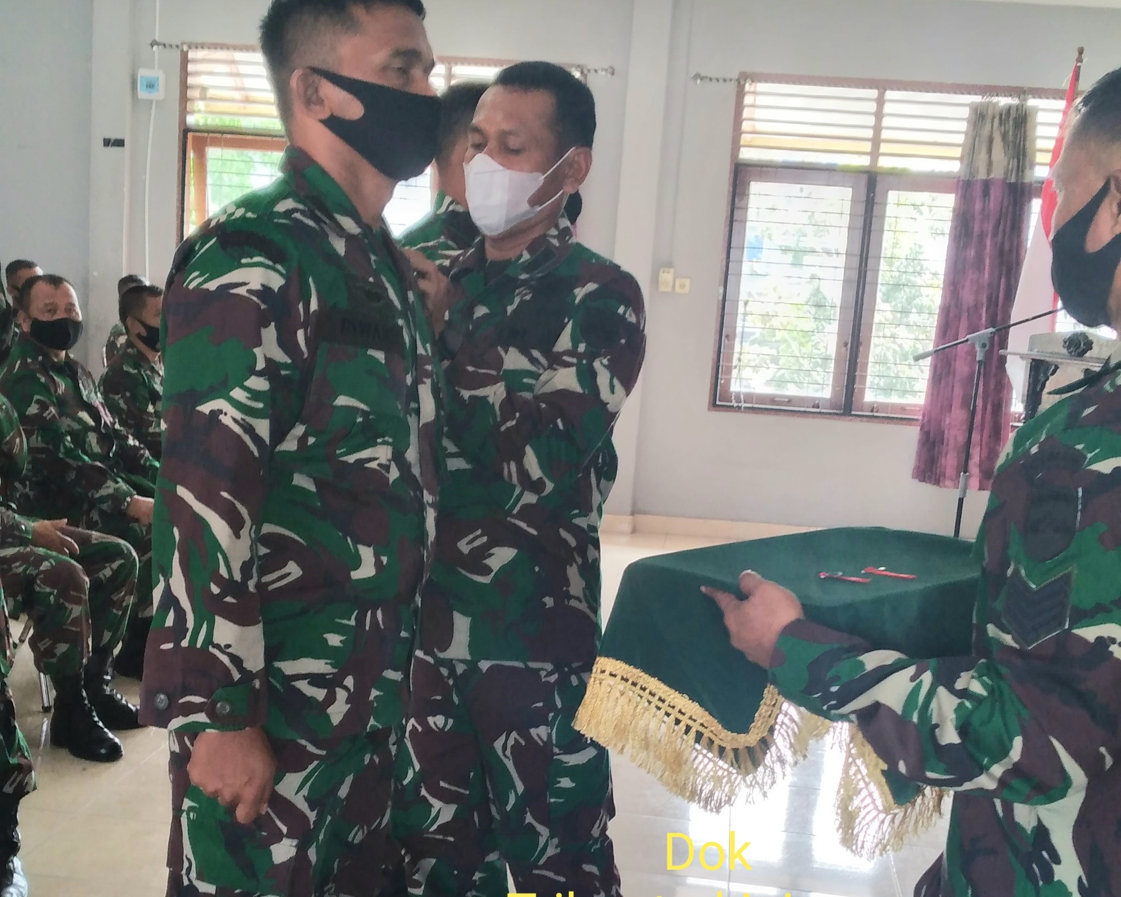 Dandim 0301/PBR Membuka Langsung Kegiatan Apel Danramil dan Babinsa