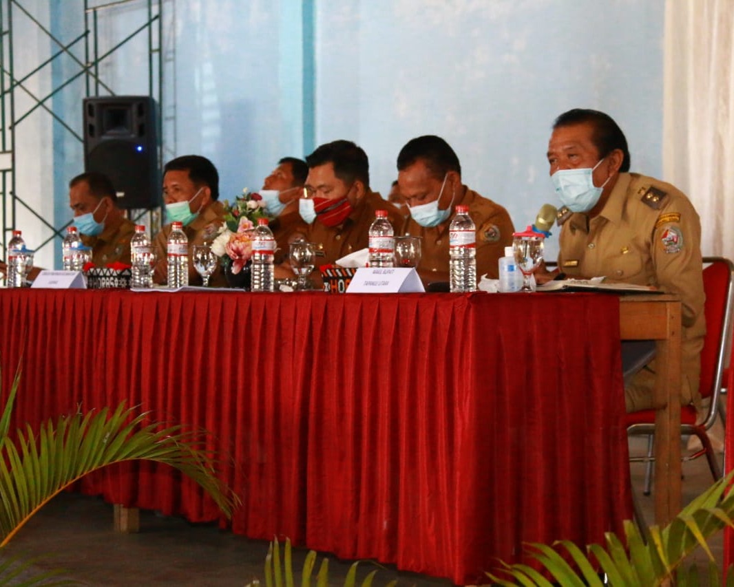 Pimpin Musrenbang Penyusunan RKPD Tahun 2022 Kecamatan Siborong-borong, Wabup Taput Tekankan Penggunaan Dana Desa Dukung Kesehatan Masyarakat