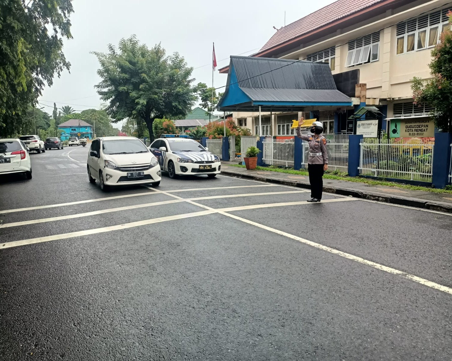 Satlantas Polres Inhu Terus Laksanakan Kegiatan Preventif Dalam Operasi Zebra Lancang Kuning 2022