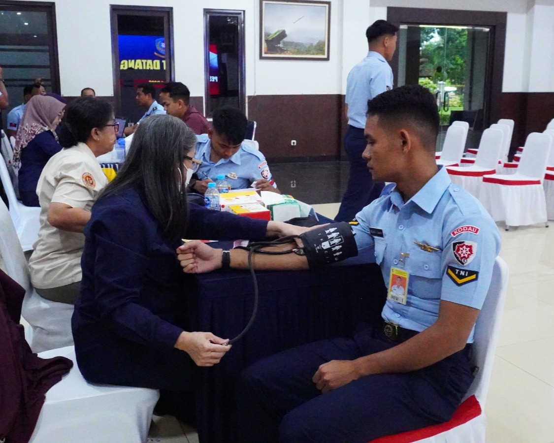 Koopsudnas Gelar Donor Darah, Kodau I Kucurkan Darah Segar