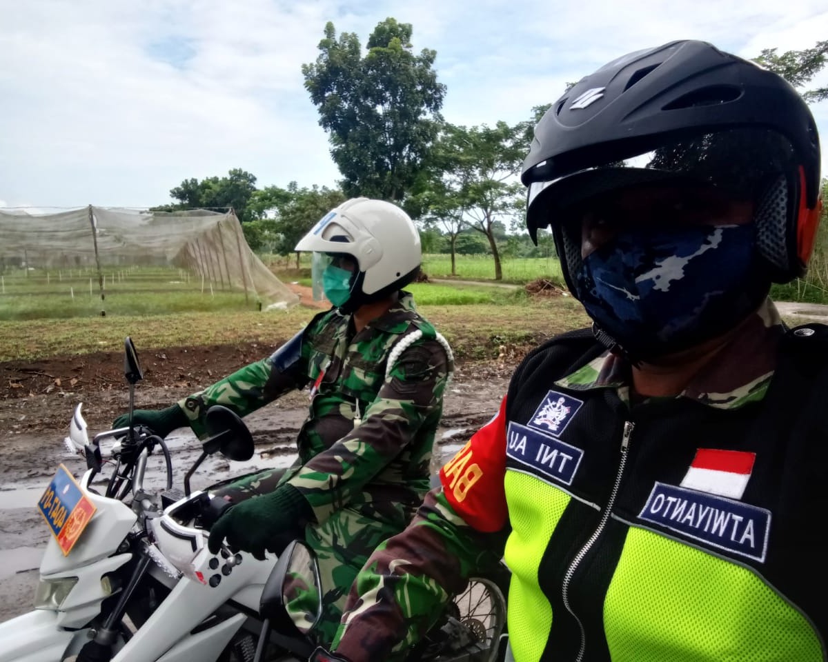 Babinsa Lanud RSN Laksanakan Patroli Pengamanan Aset