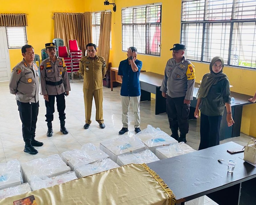Pamatwil Polda Riau Blusukan, Cek Langsung Kesiapan Logistik Pilkada di Kabupaten Kampar