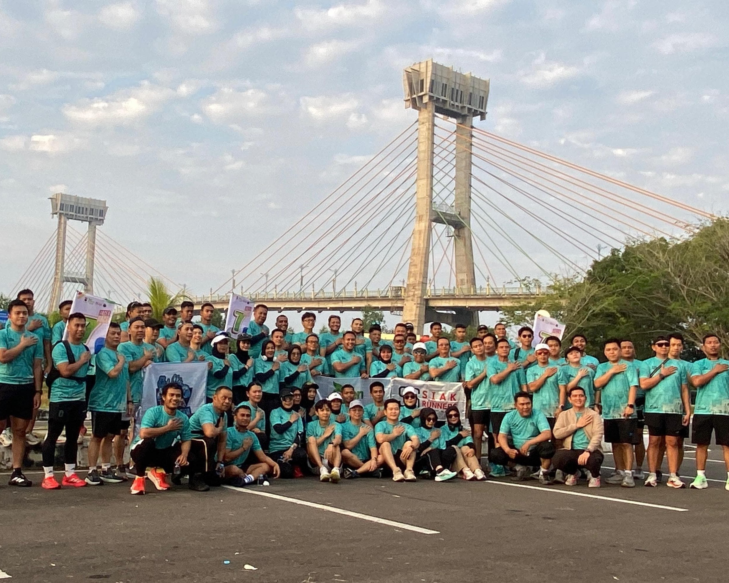 Green Policing Community Run, Polres Siak Ajak Warga Hidup Sehat dan Peduli Lingkungan