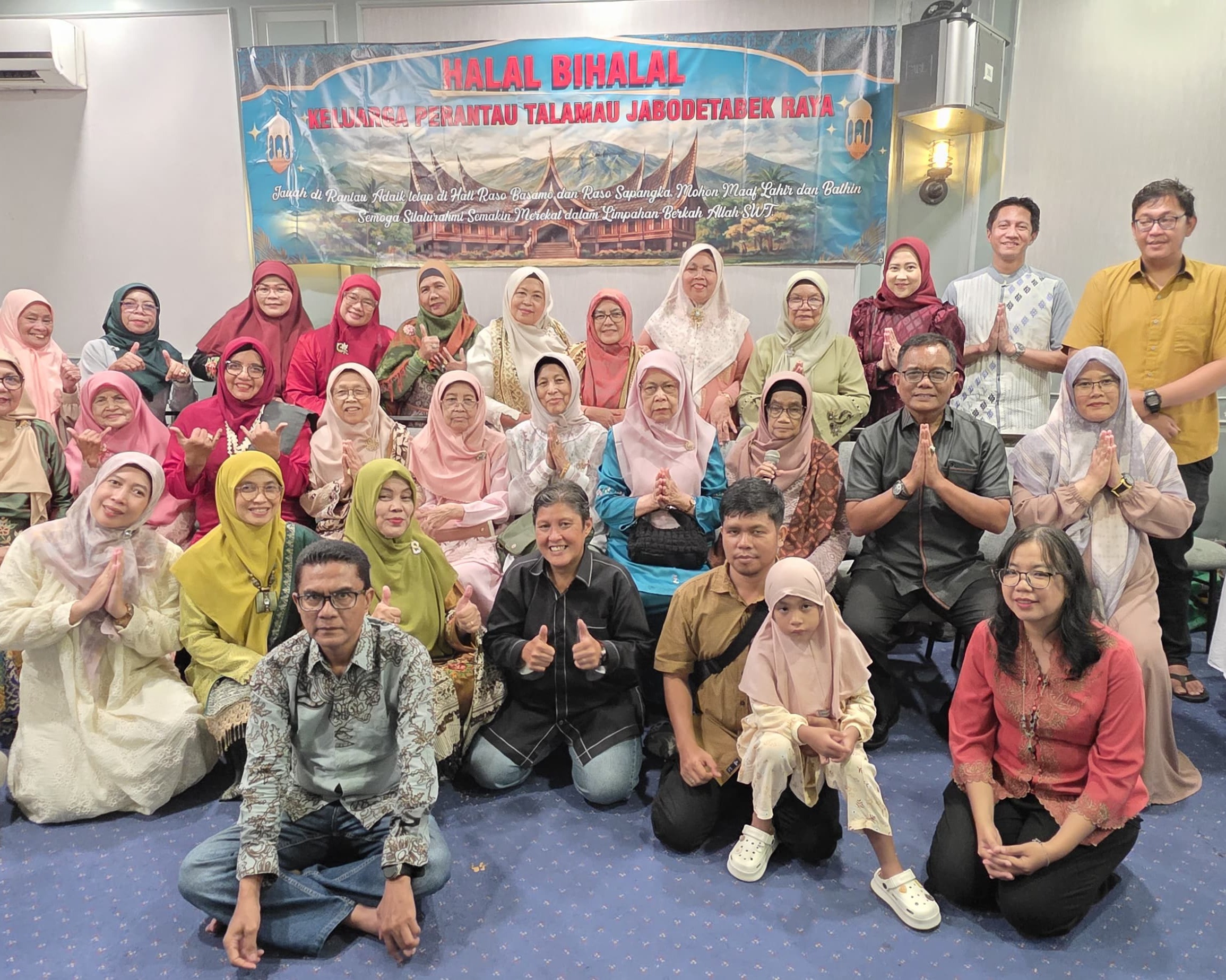 Perantau Keluarga Talamau Jabodetabek Raya Gelar Halal Bihalal