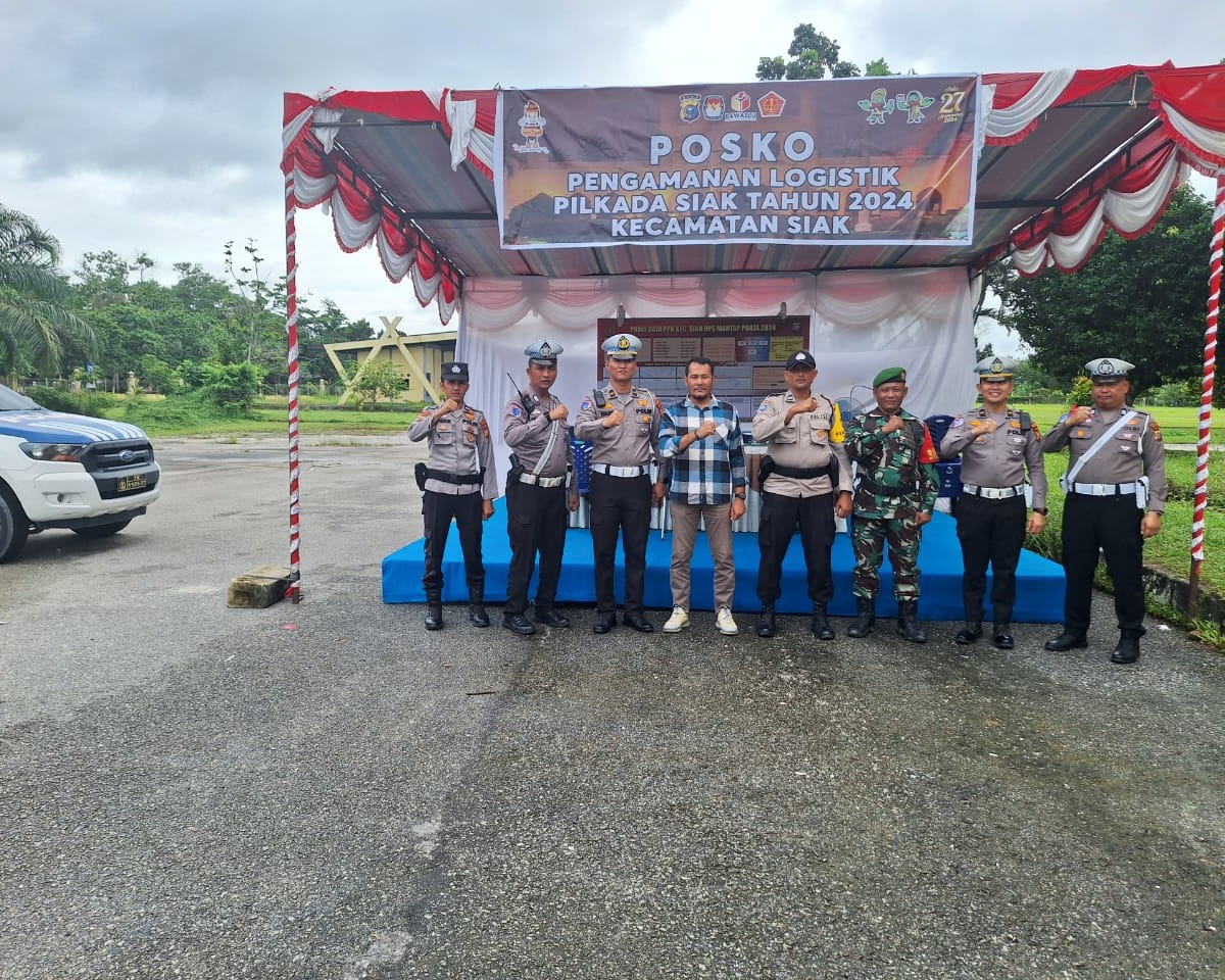 Satuan Lantas Polres Siak Gencar Patroli Kamseltibcar Pasca Pencoblosan Pilkada