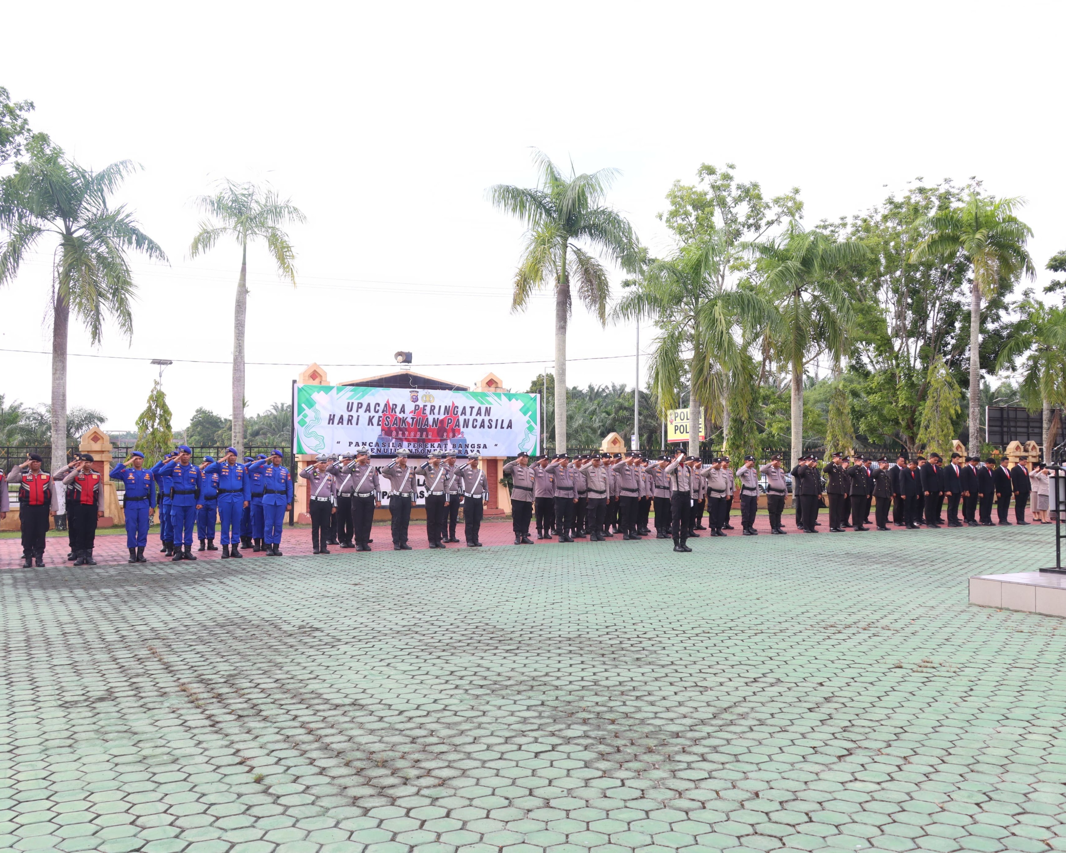 Polres Siak Gelar Upacara Kesaktian Pancasila Tahun 2025, Wakapolres Pimpin Jalannya Upacara