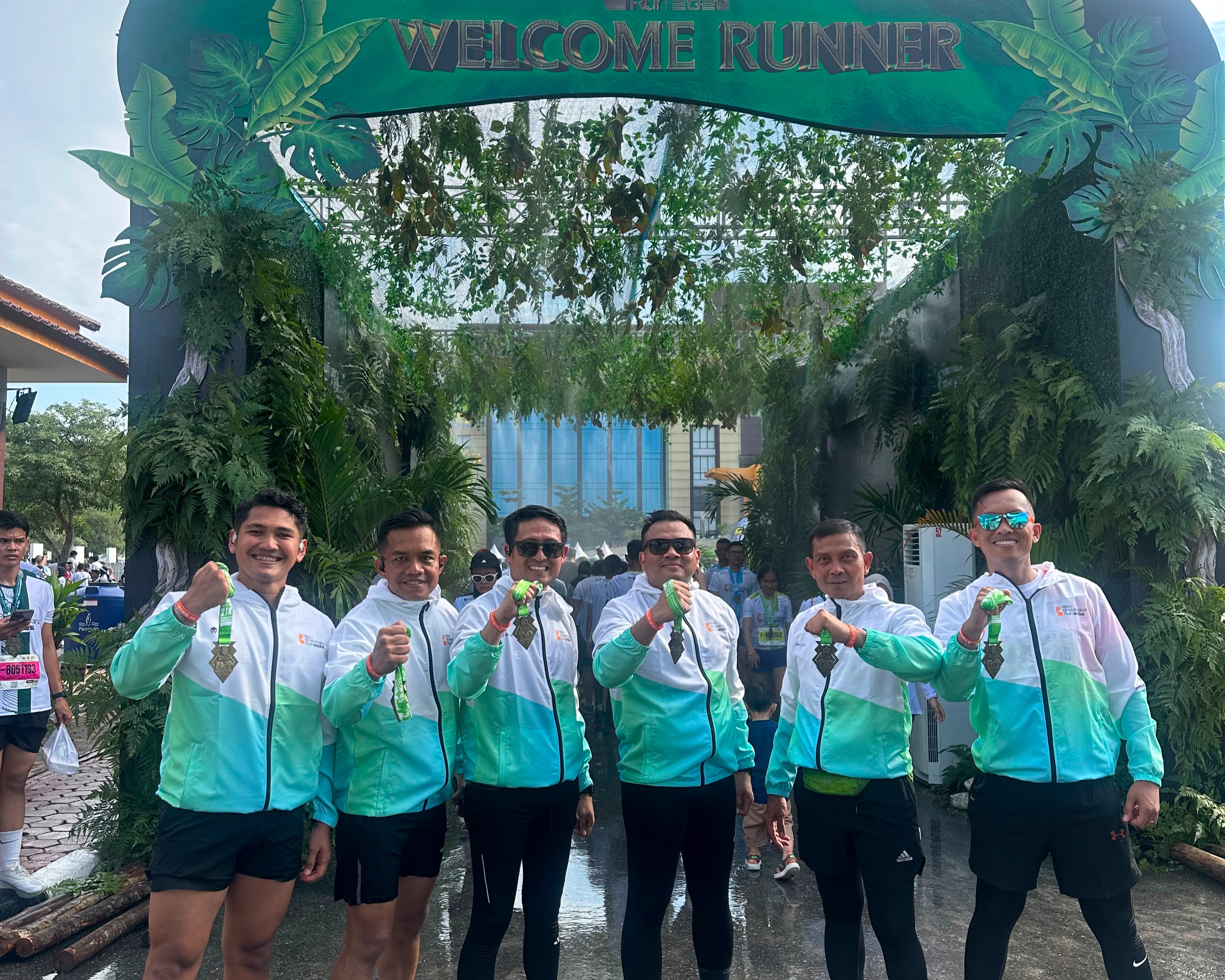 Kapolres Dumai Bersama PJU Ikuti Riau Bhayangkara Run 2026, 130 Personel Polres Dumai Dikirim Perbantuan Pengamanan Ke Polda Riau