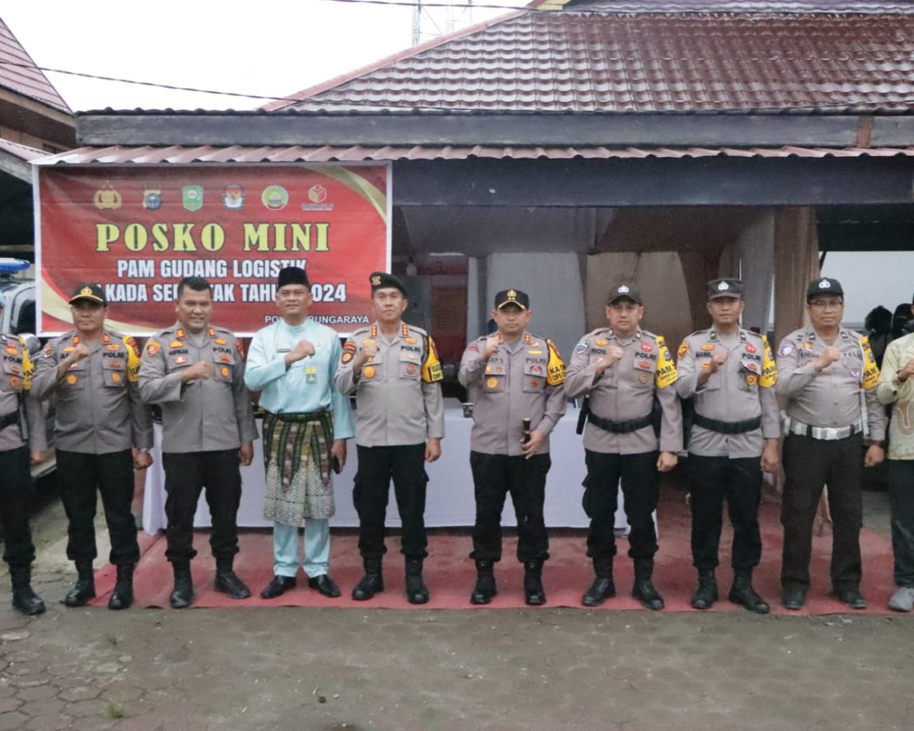 Pastikan Rapat Pleno Pilkada Berjalan Aman, Pamatwil dan Kapolres Siak Lakukan Peninjauan di Beberapa Kecamatan