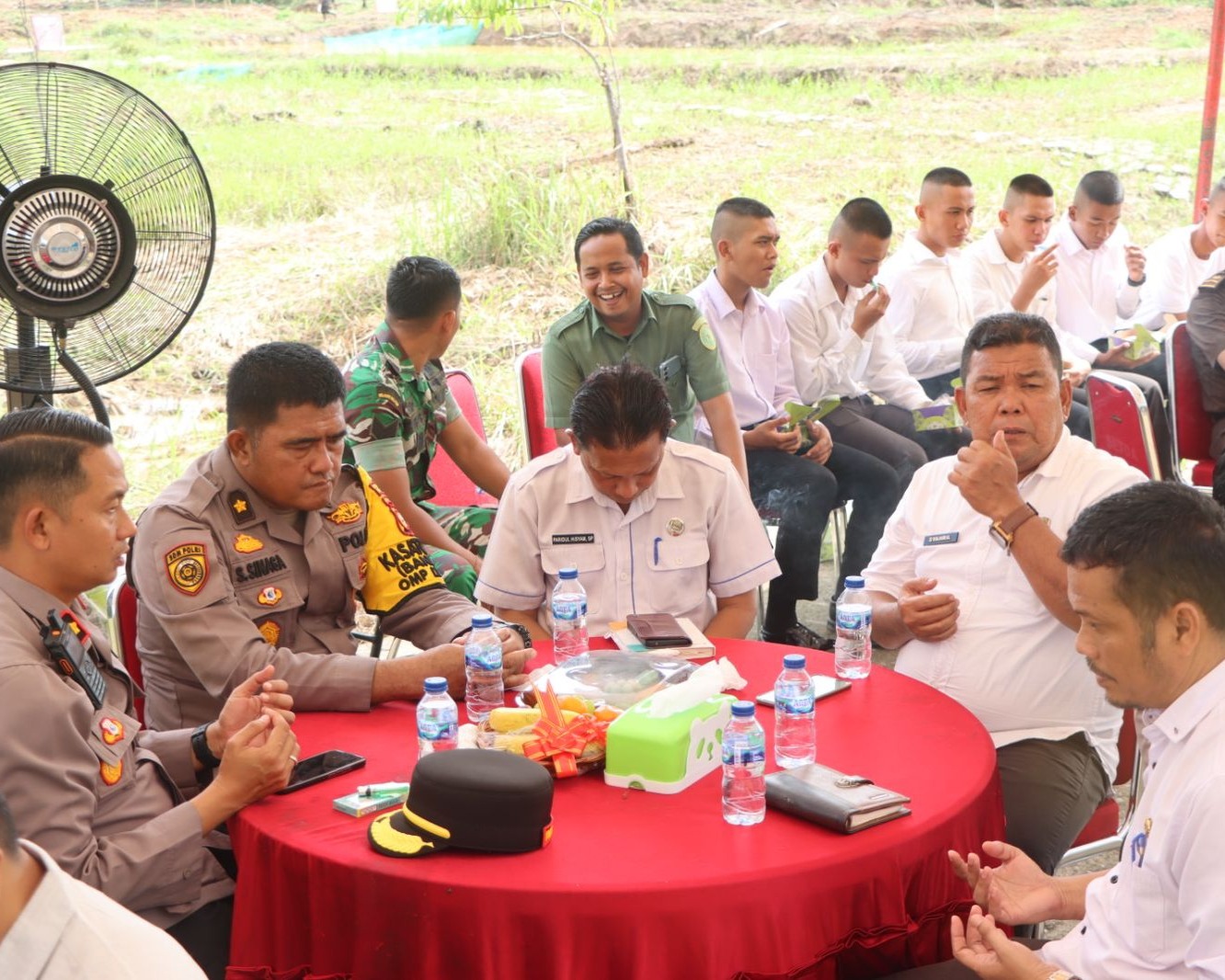 Polres Rokan Hulu Ikuti Zoom Kunjungan Kerja Kapolri Dan Panglima TNI Mendukung Program Ketahanan Pangan