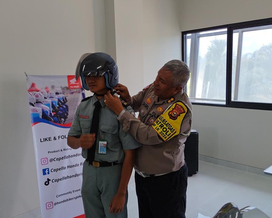 Bombardir Giat Edukasi Program Tematik, Jumlah Pelanggaran Lalu Lintas Pelajar di Provinsi Riau Menurun Drastis