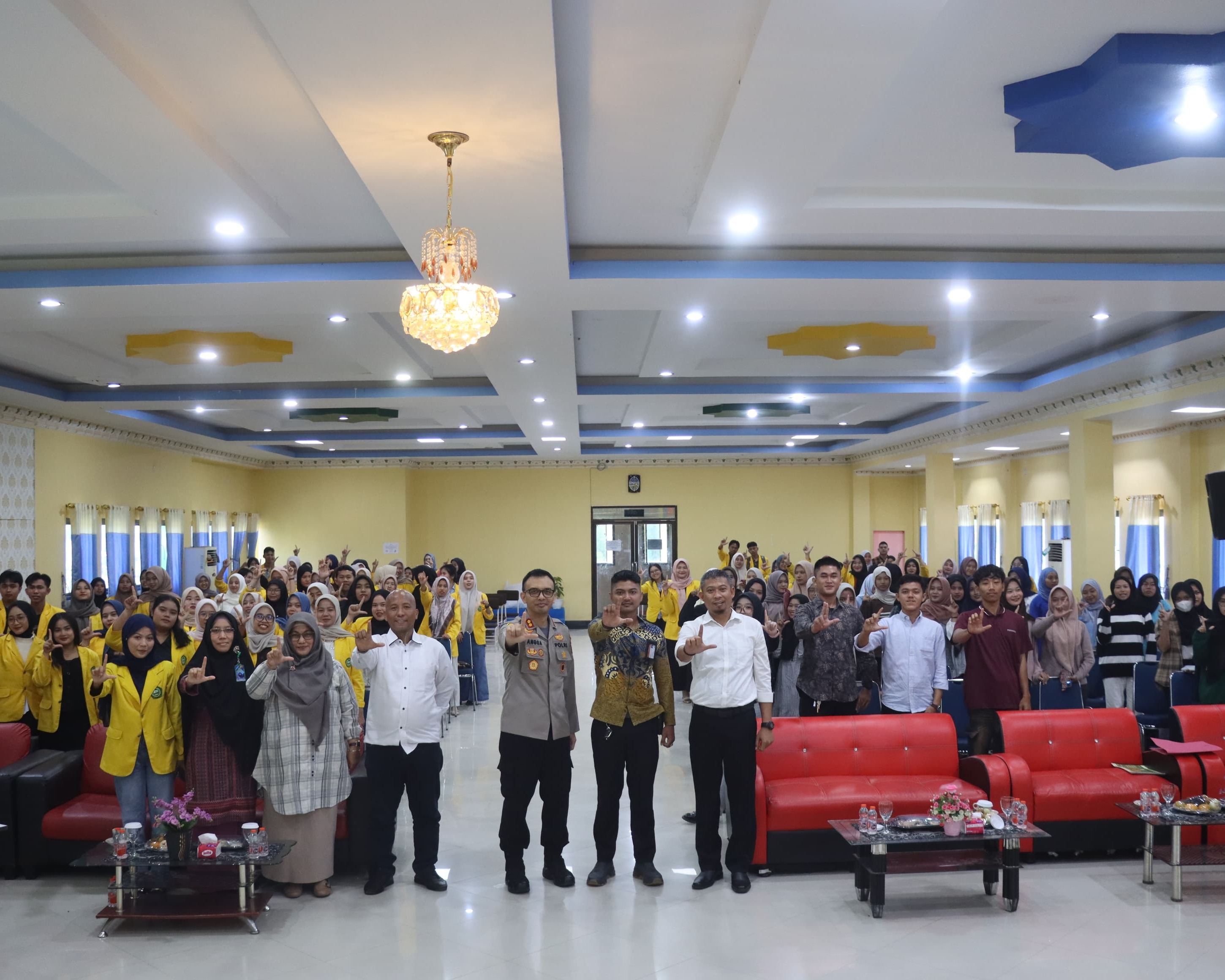 Polres Dumai Sosialisasikan Program Kapolda Riau di STIA Lancang Kuning