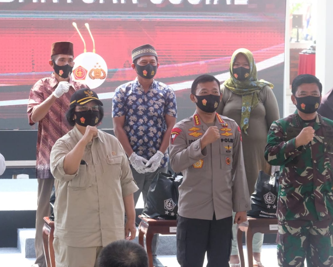 Dukung Ketahanan Pangan, Kapolri dan Panglima TNI Resmikan Kampung Tangguh Nusantara