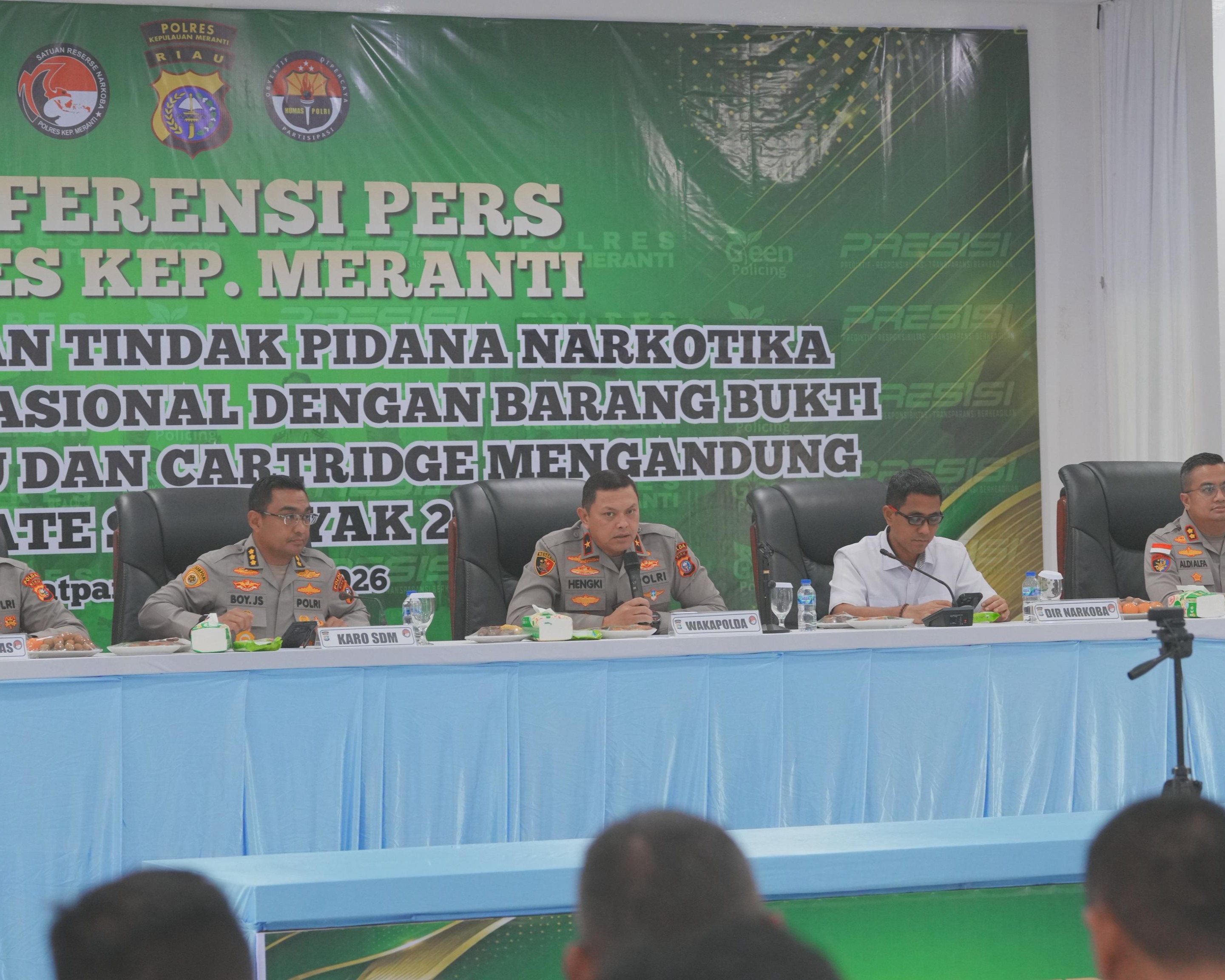 Sindikat Narkoba Lintas Negara Dibekuk Di Kepulauan Meranti, Polda Riau Sita 27 Kg Sabu