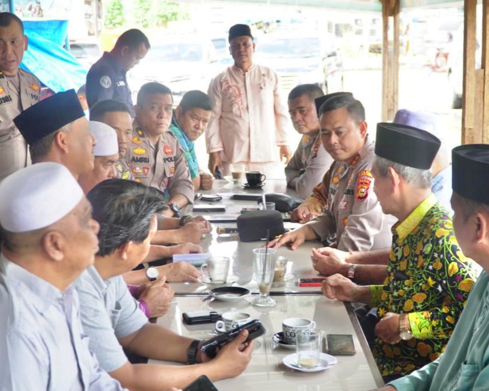 Kapolres Rohul Bersama Upika Kecamatan Rambah Gelar Koordinasi Terkait Pelaksanaan Mandi Balimau Dan Antisipasi Banjir