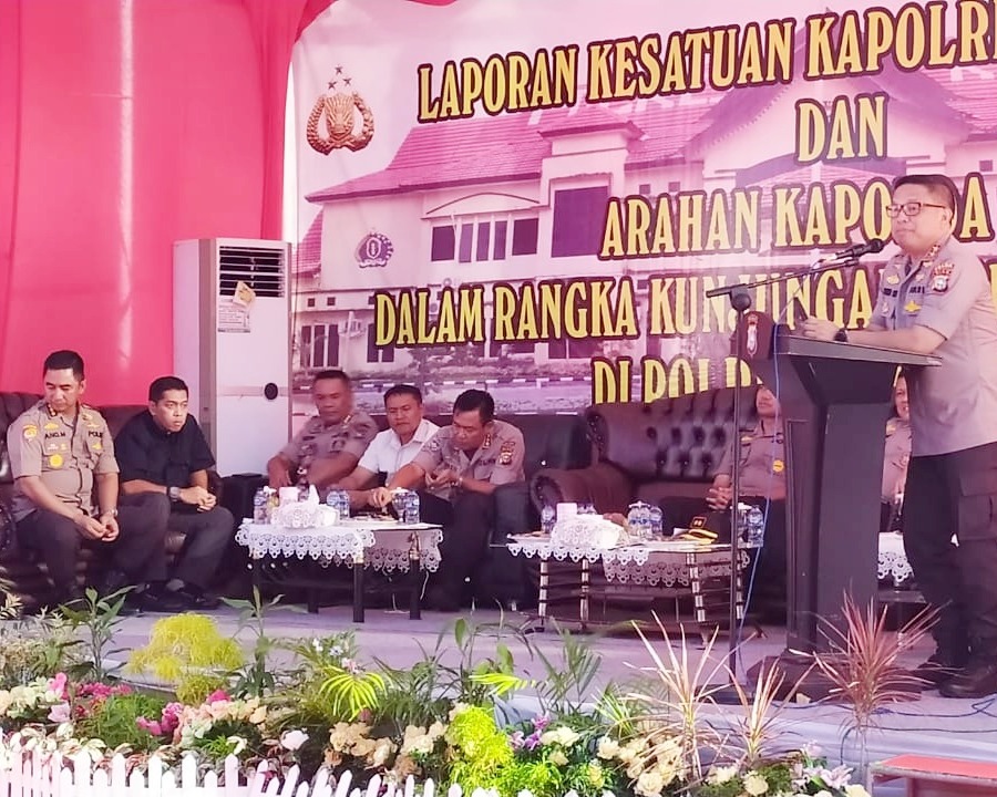 Kapolda Riau dan Rombongan Kunjungan Kerja ke Polres Rohil
