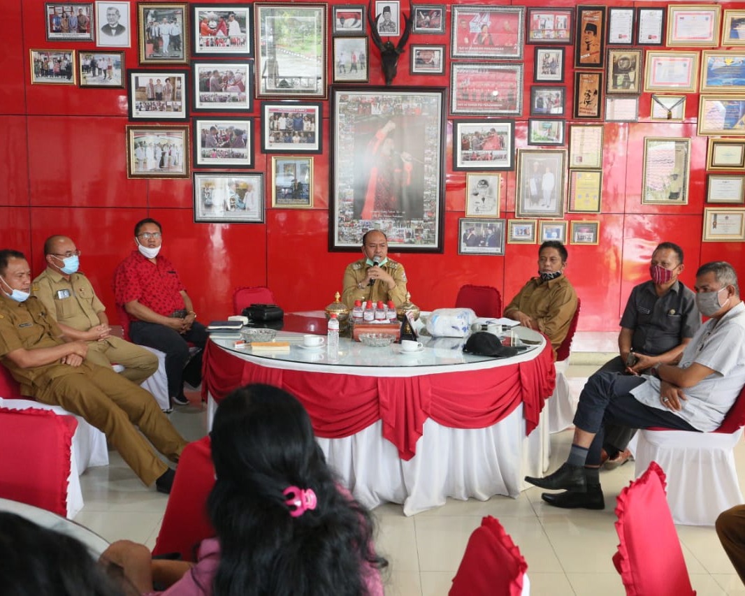 Bupati Taput Tekankan Percepatan Penyaluran Bansos Sembako Pemprov Sumut