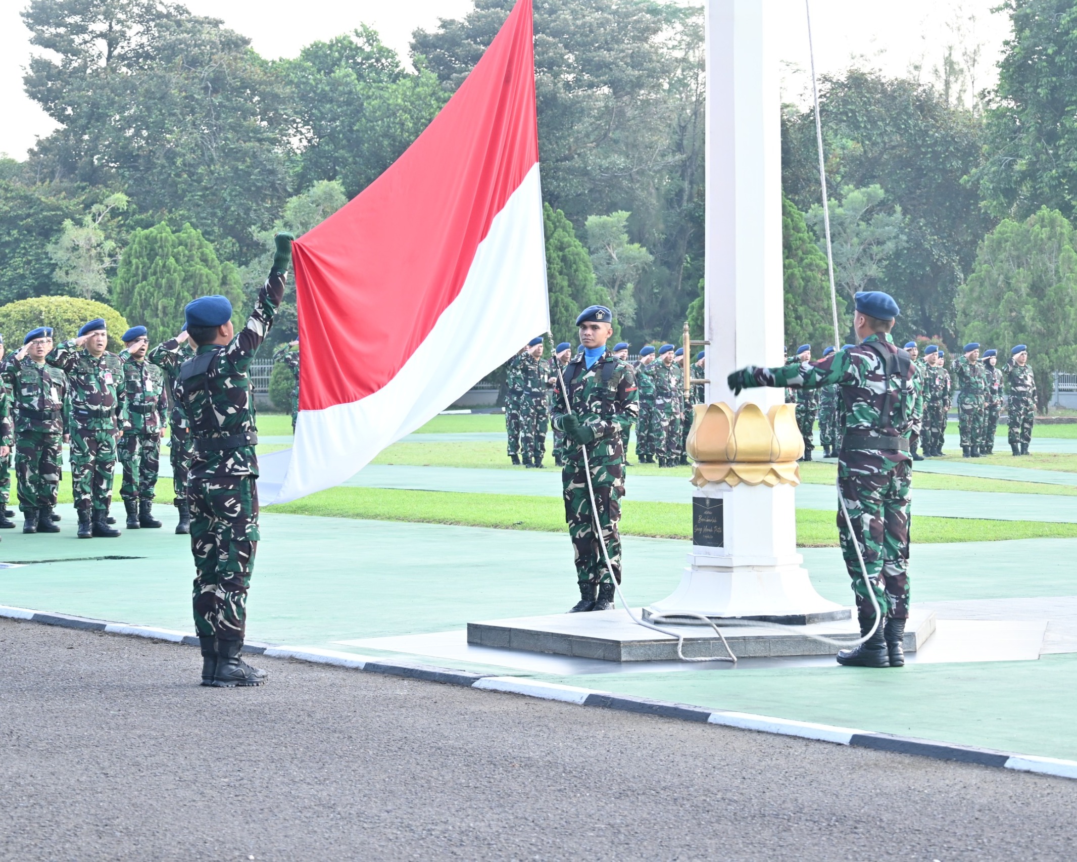 Irben Itkodau I Pimpin Upacara Mingguan, Ini Kata Asper Kaskodau I