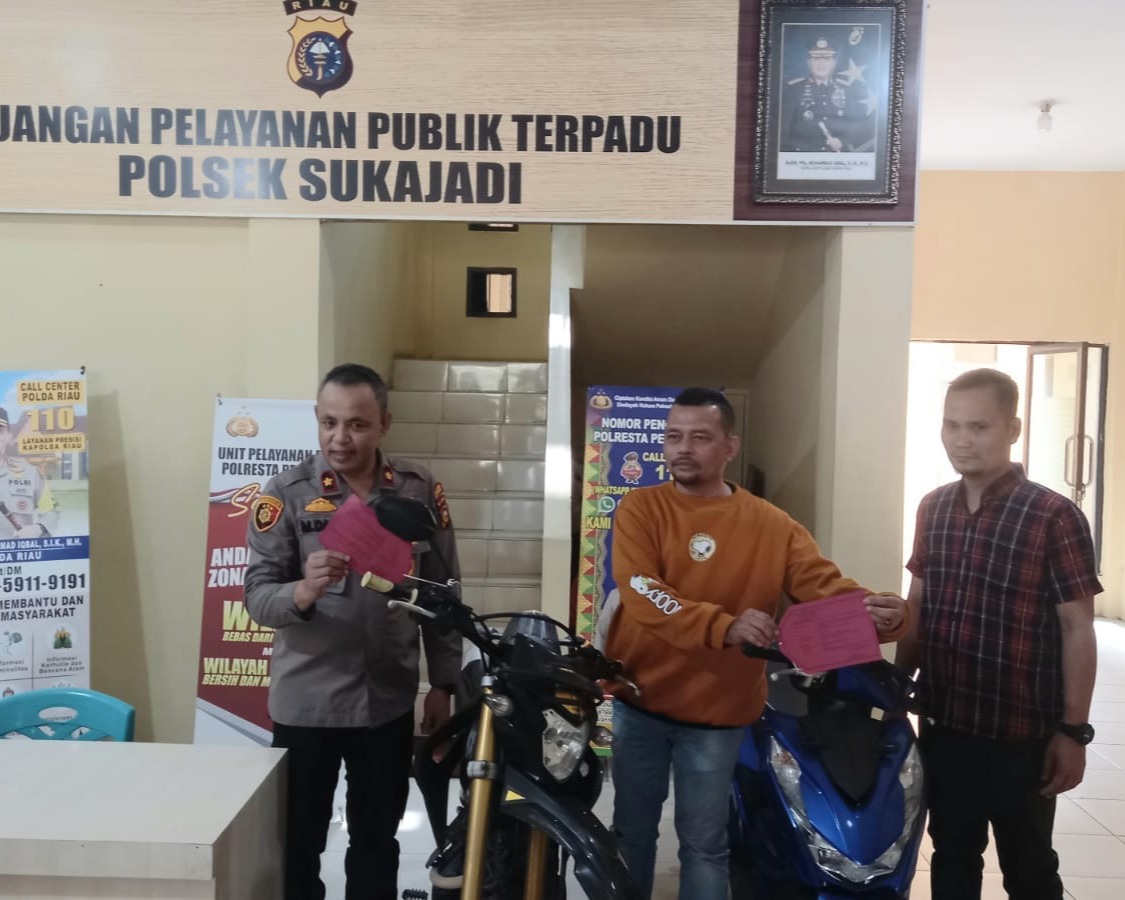 Tim Opsnal Reskrim Polsek Sukajadi Berhasil Amankan 2 Orang Pelaku Kasus Curanmor