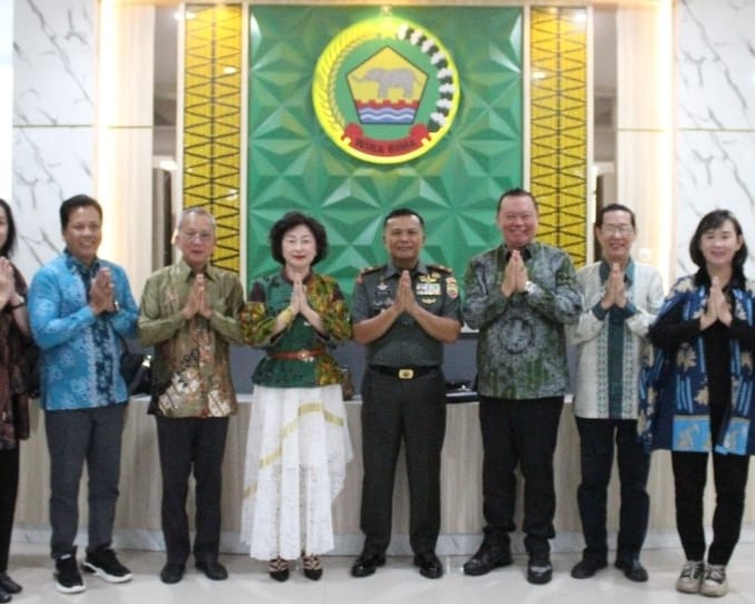 Puncak Hari Trisuci Waisak Akan Diselenggarakan di Riau, Panitia Penyelenggara Audiensi Ke Danrem 031/WB
