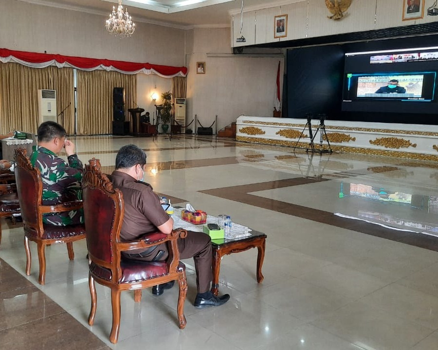 Danlanud RSN Bersama Forkopimda Riau Bahas Pilkada Serentak Tahun 2020