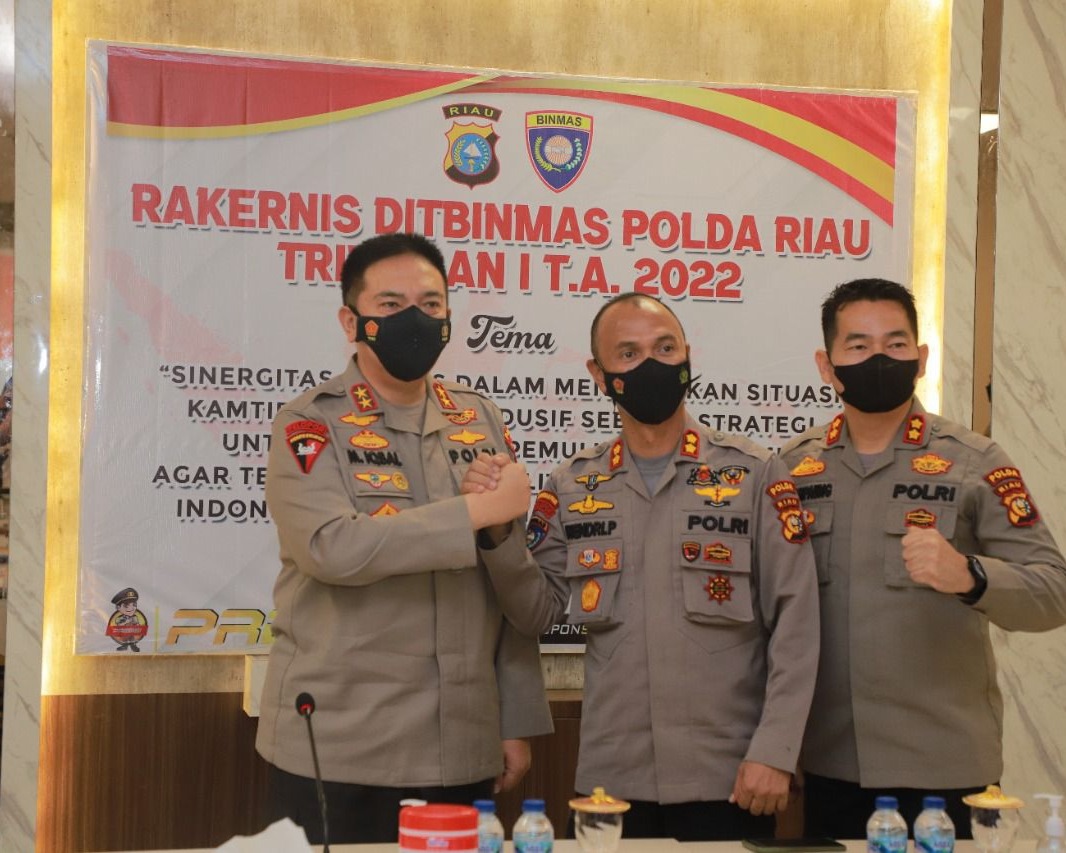 Buka Rakernis Direktorat Binmas, Kapolda Riau Irjen Pol M Iqbal Tekankan Koordinasi Bersama Stake Holder