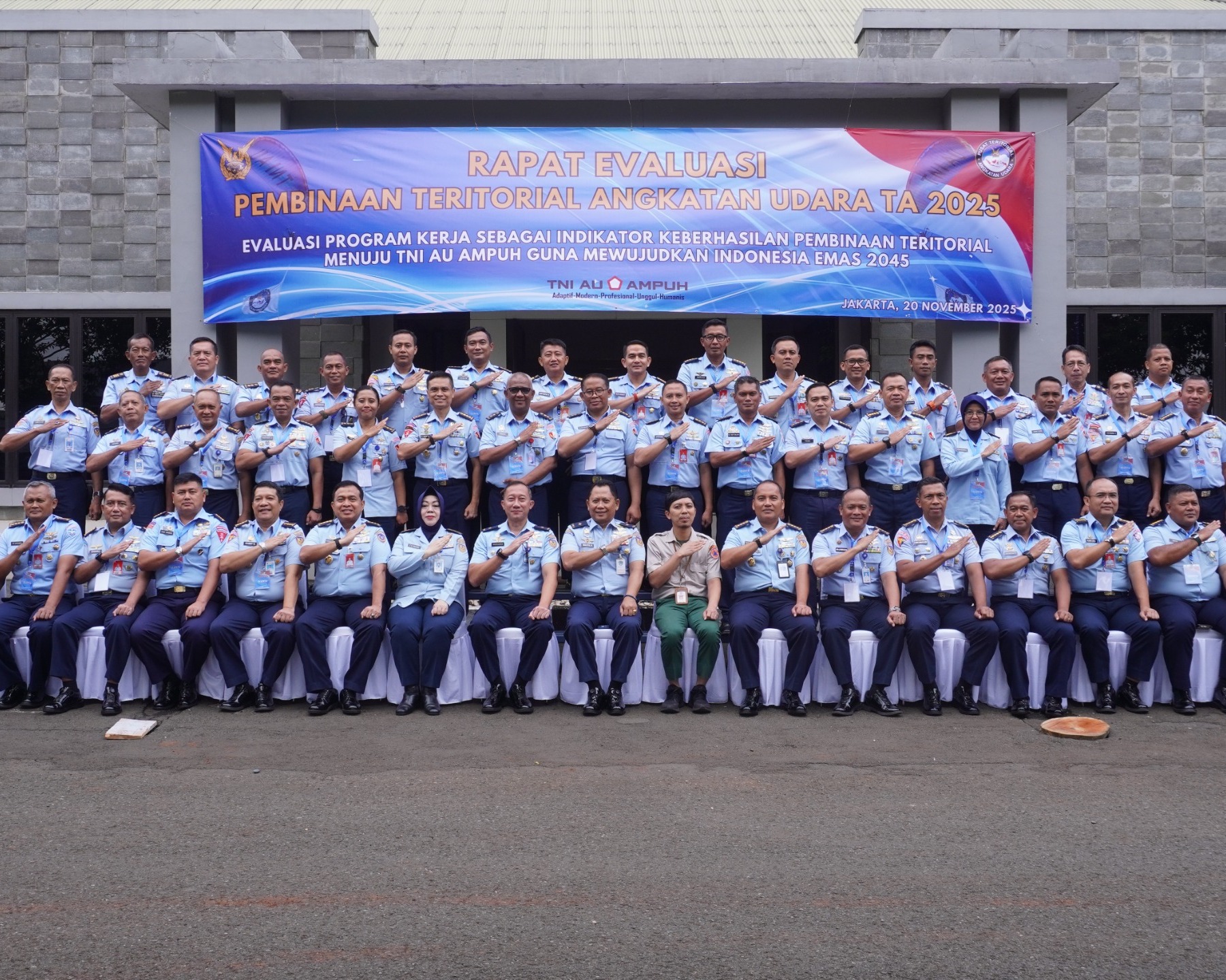 Aster Kaskodau I Hadiri Rapat Evaluasi Binterau TA 2025