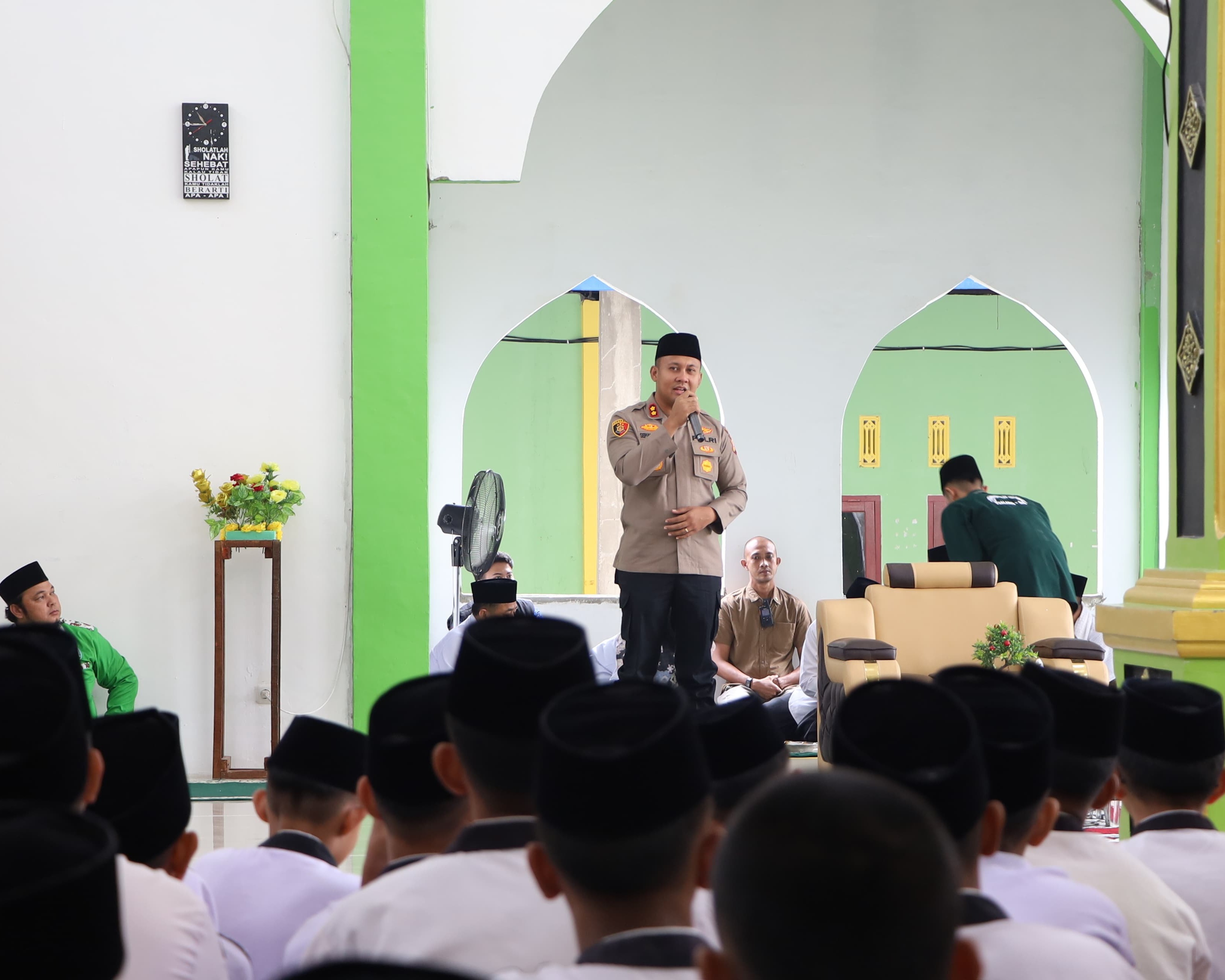 Pererat Silaturahmi, FKPP Kabupaten Siak Gelar Halal Bi Halal di Ponpes Sabilul Hidayah Tualang, Kapolres Siak AKBP Sepuh: 'Mari Menjaga Alam Maka Alam Akan Menjaga Kita'
