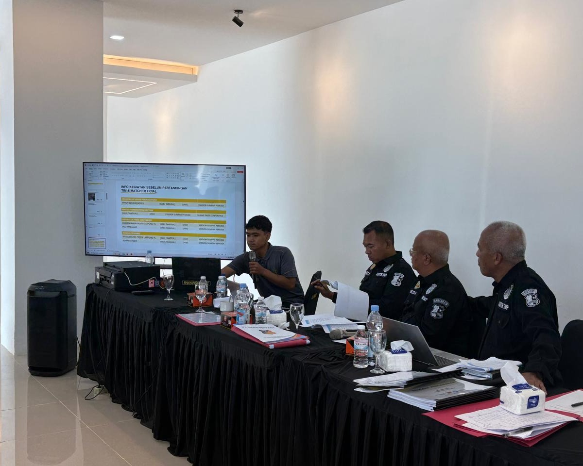 Tim Risk Assessment Polri, Tinjau Ketat Keamanan Stadion Sumpah Pemuda Lampung