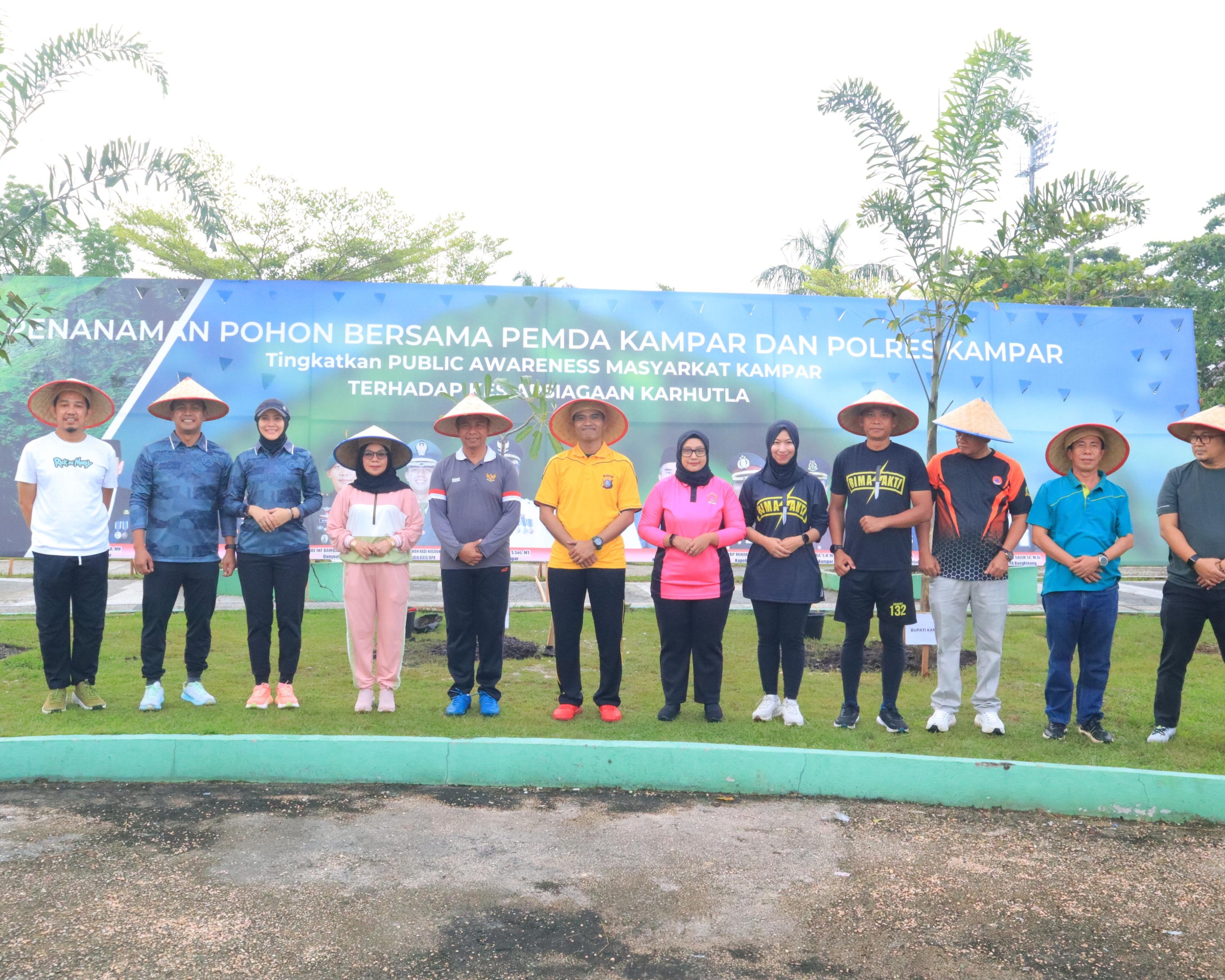 Ribuan Peserta Ramaikan Fun Run 2025 Polres Kampar di Kota Bangkinang