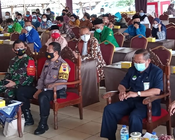 Dandim 0715/Kendal Hadiri Rapat Evaluasi Ekternal Penyelenggaraan Pemilahan Bupati dan Wakil Bupati Kendal Tahun 2020