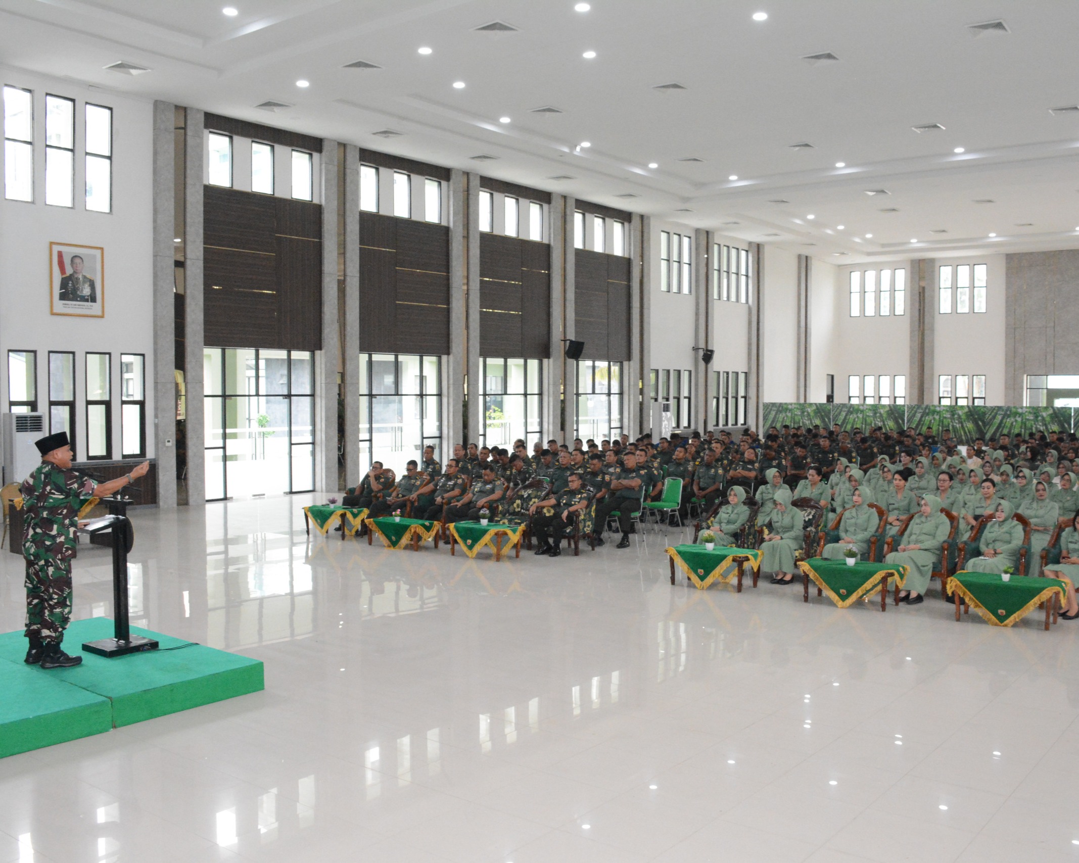 Korem 031/Wira Bima Terima Pembinaan Mental Dari Bintaldam I/Bukit Barisan