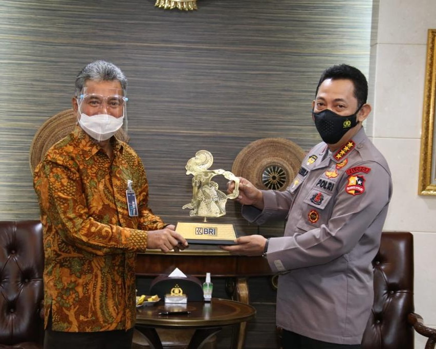 Silahturahmi Dengan Bank BRI, Kapolri Dorong Terciptanya Inovasi UMKM di Tengah Pandemi Covid-19